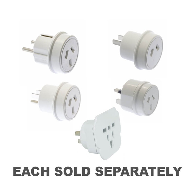 Adaptateur de voyage Moki (blanc)