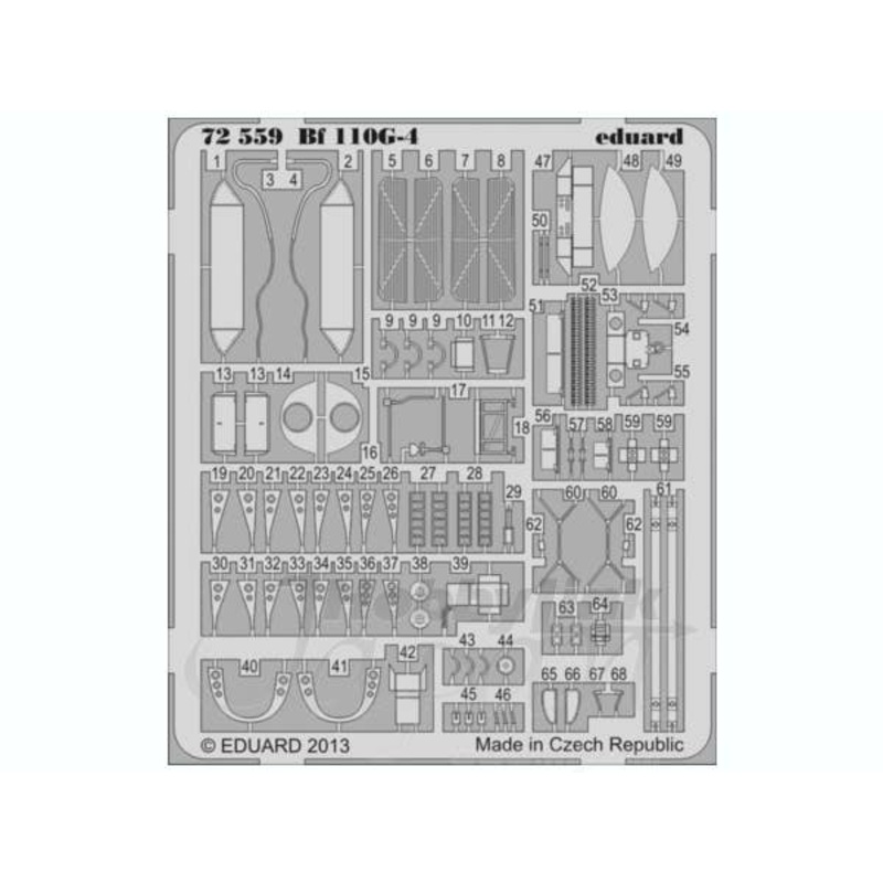 1/72 Bf110G-4 (Eduard)