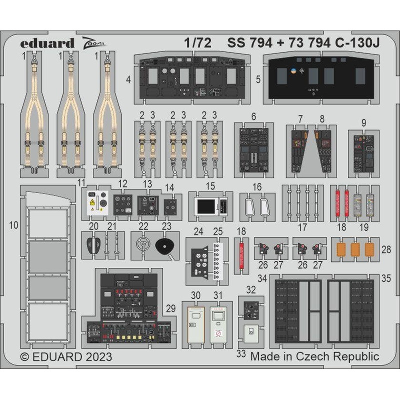 1/72 C-130J interior for Zvezda