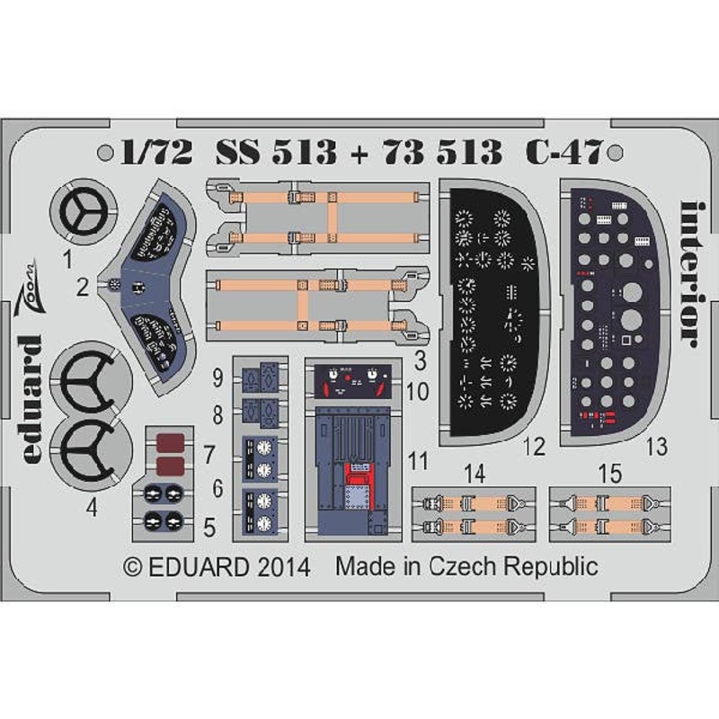 1/72 C-47 Interior S.A. (for Airfix)