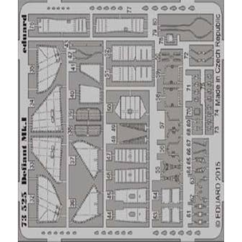1/72 Defiant Mk.I S.A. Photo Etched Set (for Airfix)