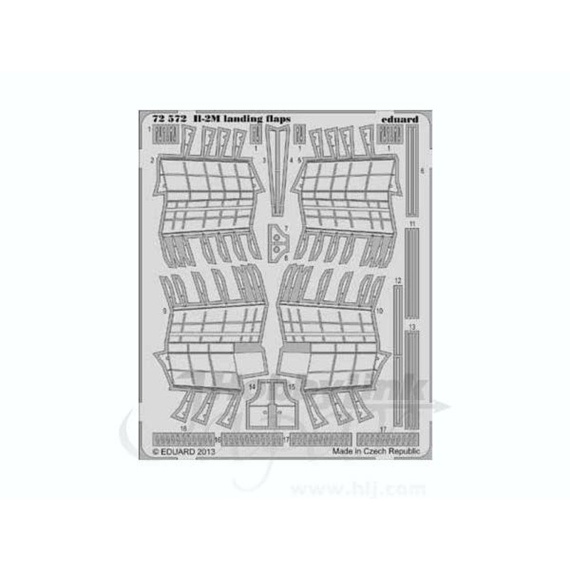 1/72 Il-2M Landing Flaps (for Academy)