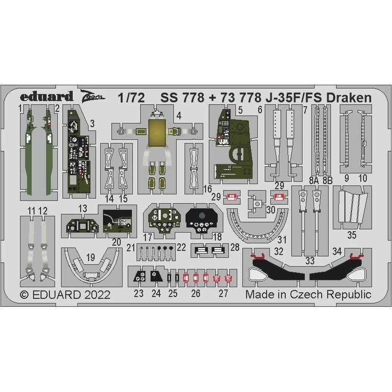 1/72 J-35F/FS Draken (for HASEGAWA/HOBBY 2000)