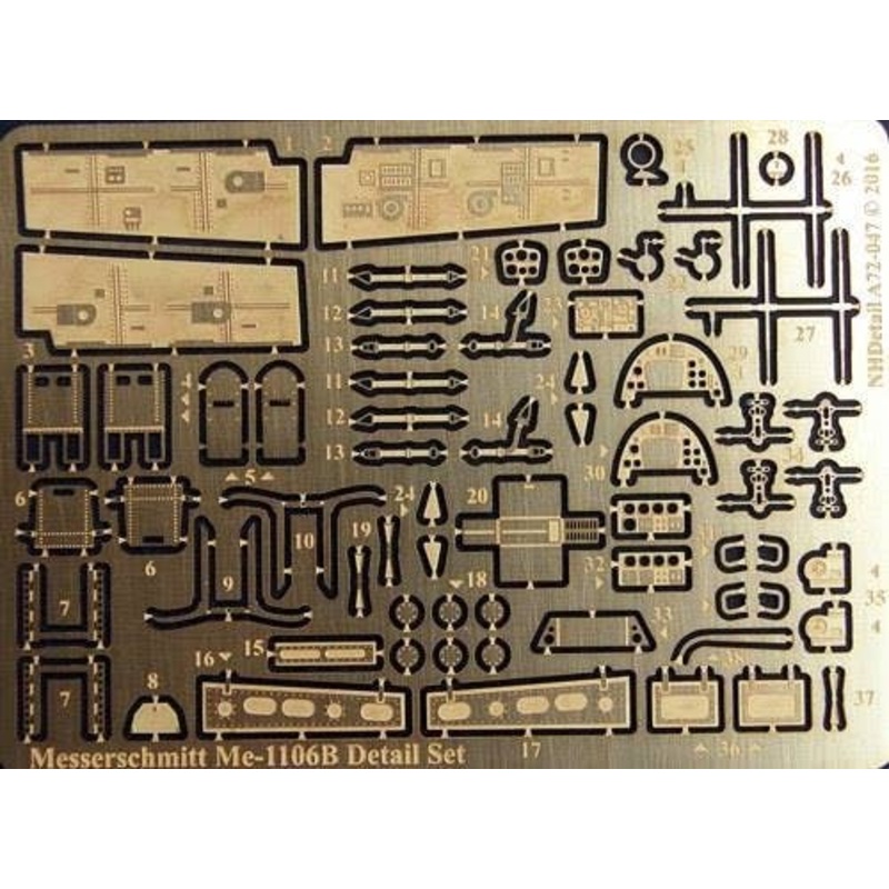 1/72 Messerschmitt Me-1106B Detail Set (AZ Model)