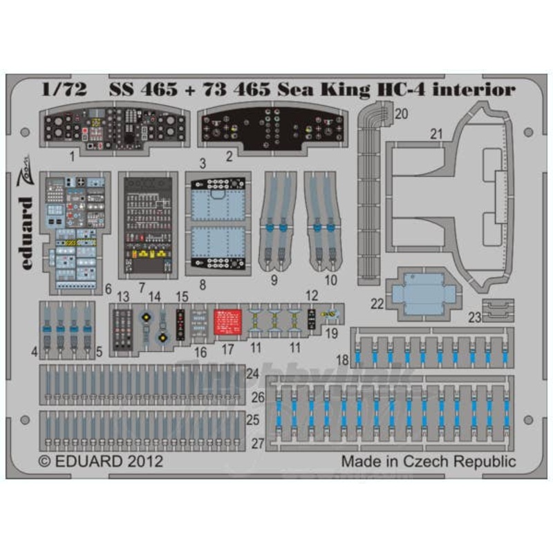 1/72 Sea King HC-4 Interior S.A. (Cyber Hobby)