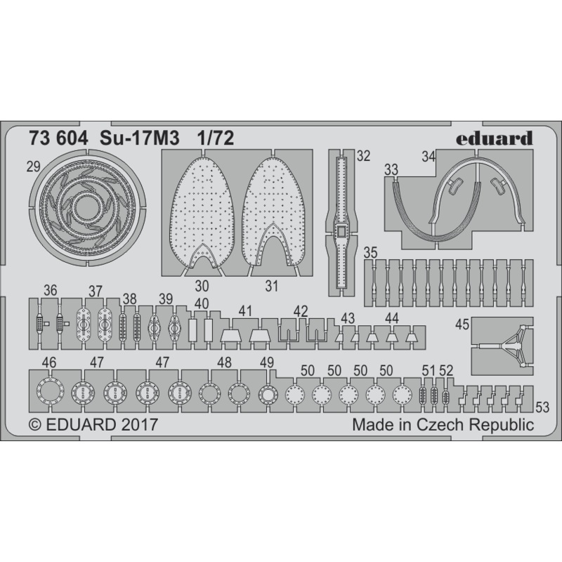 1/72 Su-17M3 Photo-Etched Parts (for Modelsvit)