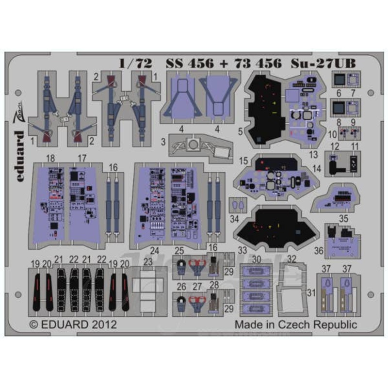 1/72 Su-27UB Interior S.A. (Trumpeter)