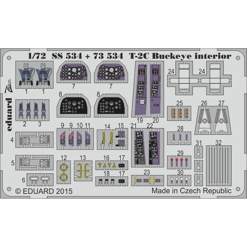 1/72 T-2C Buckeye Parts Set (for Wolfpack)