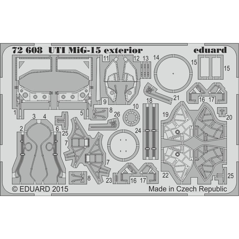1/72 UTI MiG-15 Exterior (for Eduard)