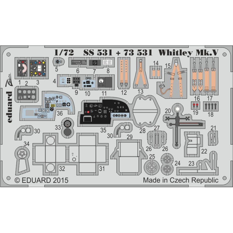 1/72 Whitley Mk.V S.A. (for Airfix)