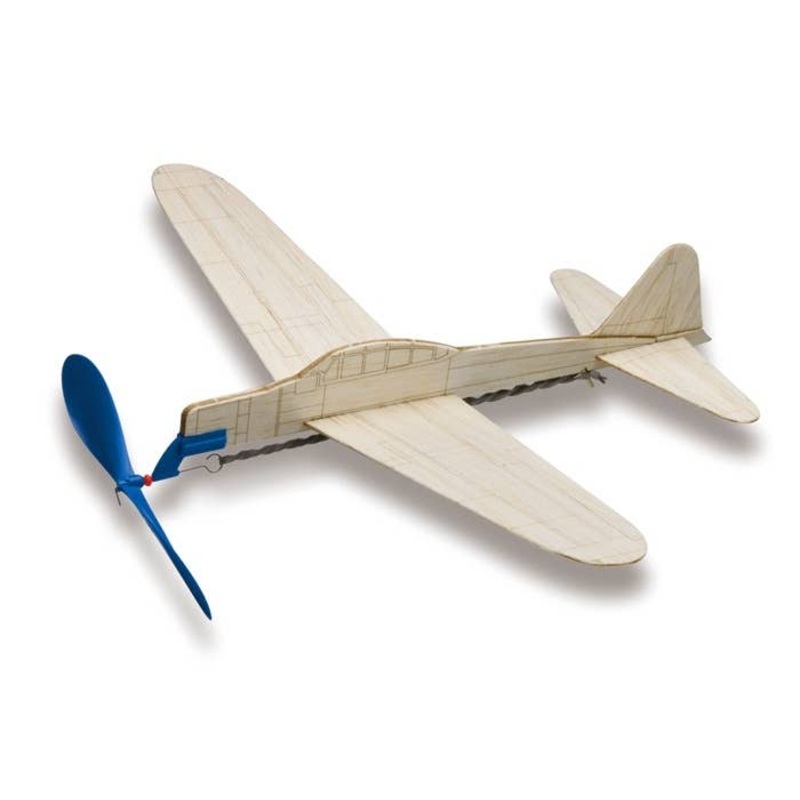 Balsa Plane Series BP-05 Rubber Powered Plane Zero Fighter