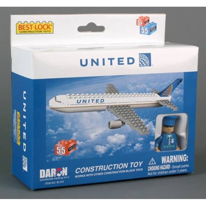 Block Kit United Airlines 55pcs