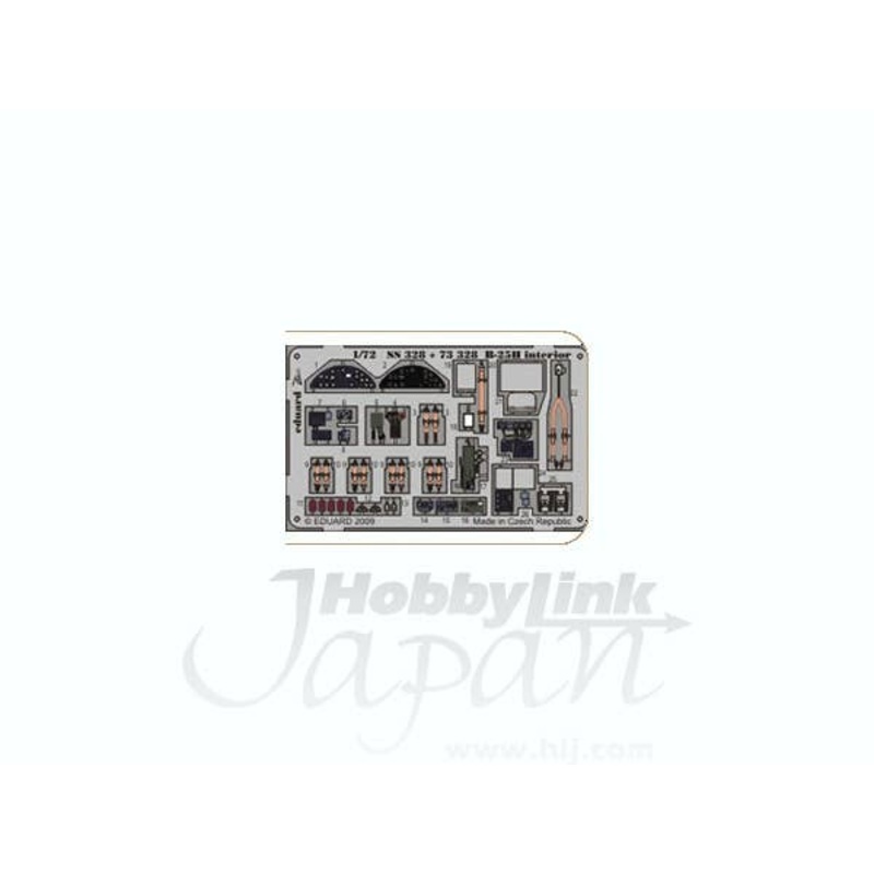 1/72 B-25H Mitchell  Interior Zoom Color PE S.A. (for Hasegawa)
