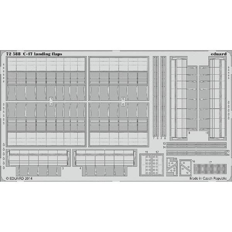 1/72 C-47 Landing Flaps (for Airfix)