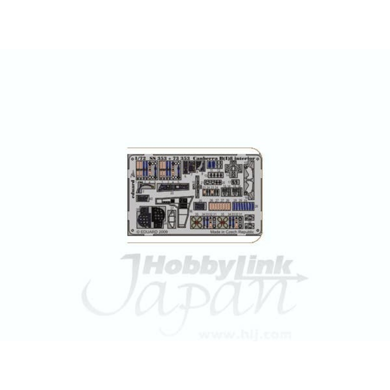 1/72 Canberra B(I)8 Interior Zoom Color PE S.A. (for Airfix)