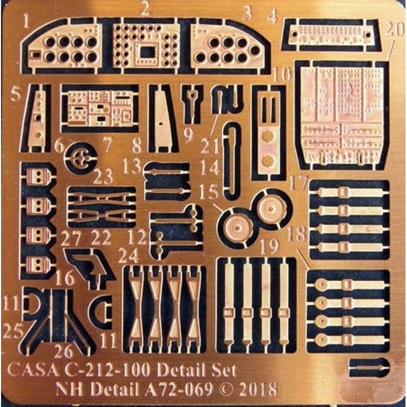 1/72 CASA C-212-100 Photo-Etched Parts (for Special Hobby)