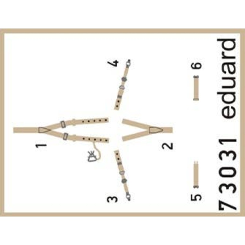 1/72 Defiant Mk.I Seatbelts SUPERFABRIC (for Airfix)