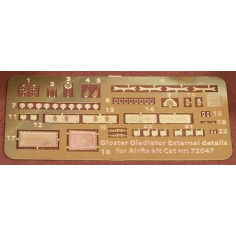 1/72 Gloster Gladiator Exterior Detail Set (for Airfix)