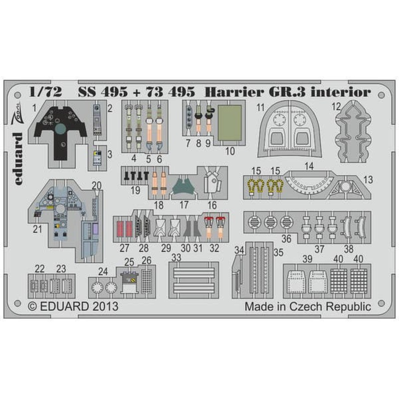 1/72 Harrier GR.3 Interior S.A. (for Airfix)