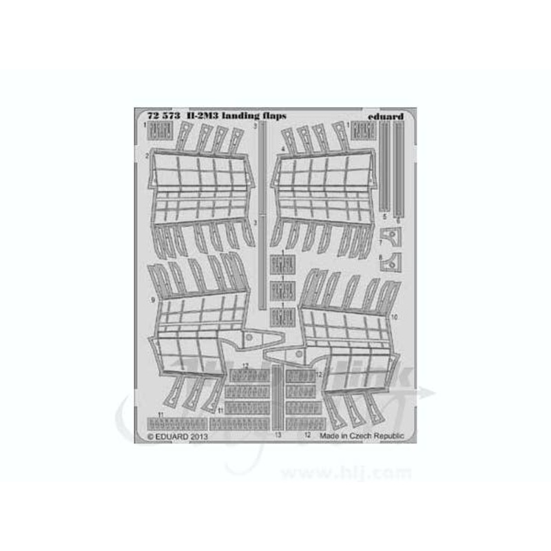 1/72 Il-2M3 Landing Flaps (for Tamiya)