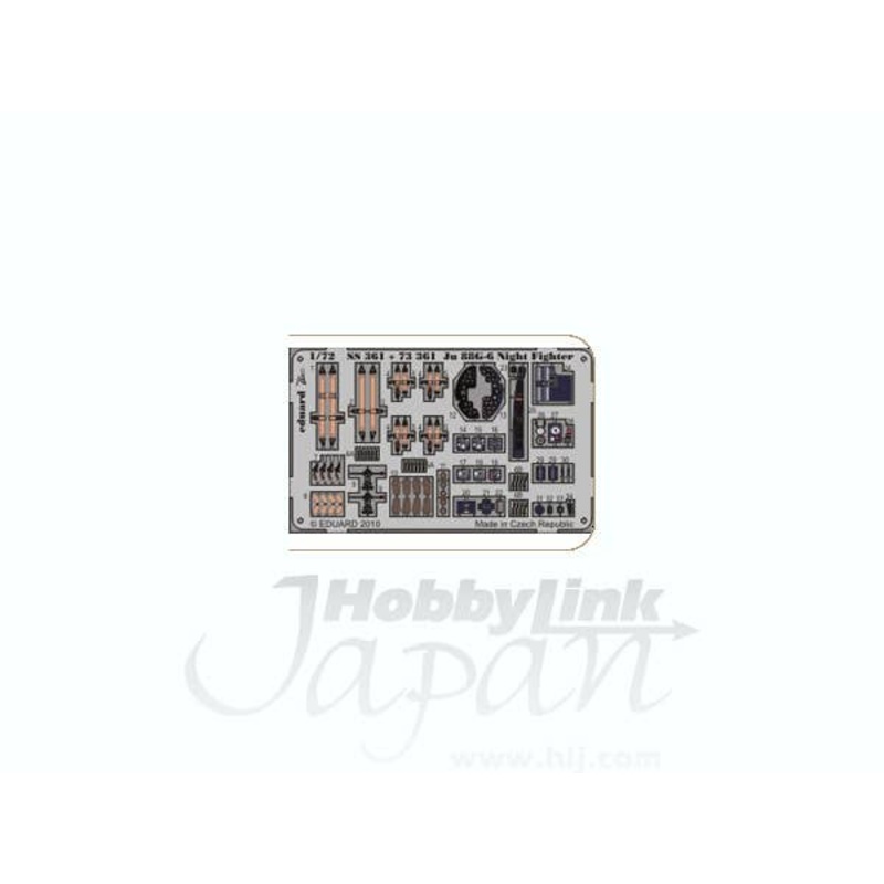 1/72 Ju 88G-6 Night Fighter Dashboard/Seatbelt S.A. (for Hasegawa)