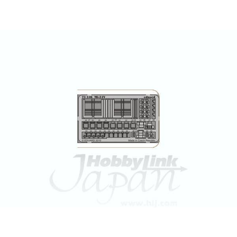 1/72 Mi-24V Hind Photo-Etched Parts S.A. (Hobby Boss)