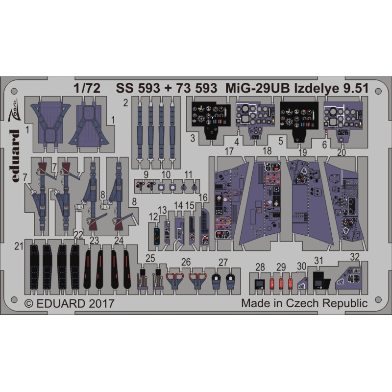 1/72 MiG-29UB Izdelye 9.51 (Trumpeter)
