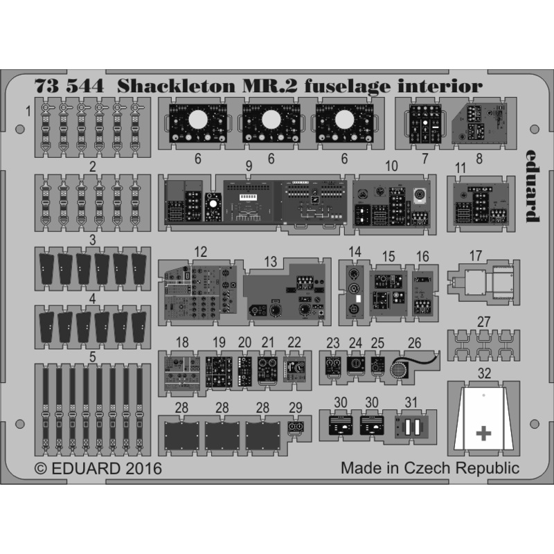 1/72 Shackleton MR.2 Fuselage Interior (for Airfix)