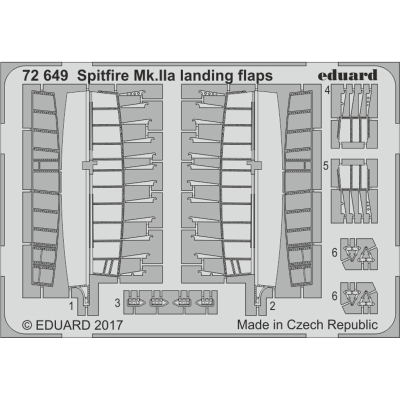 1/72 Spitfire Mk.IIa Landing Flaps (for REVELL)
