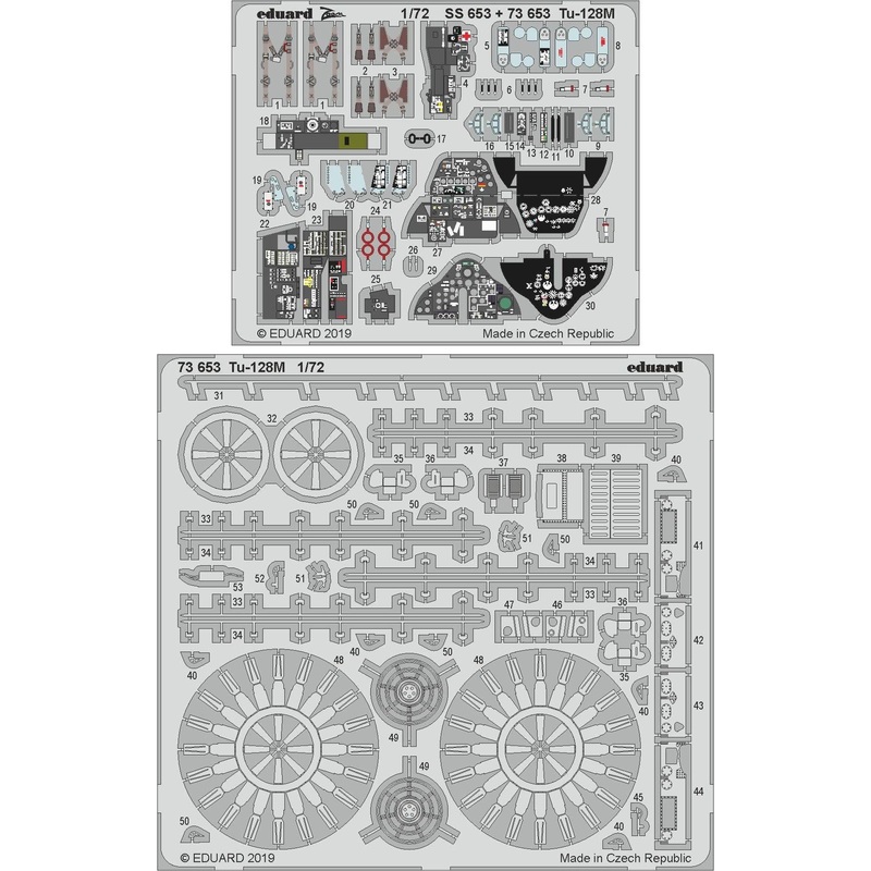 1/72 Tu-128M Photo-Etched Parts (for Trumpeter)