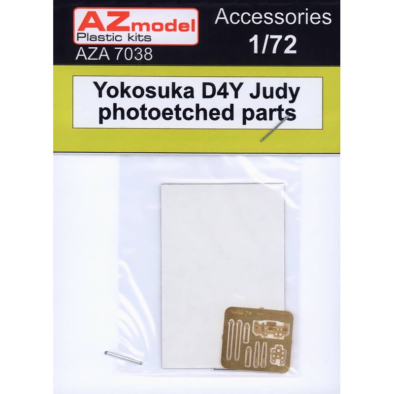 1/72 Yokosuka D4Y Judy photoetched parts (for AZ model)