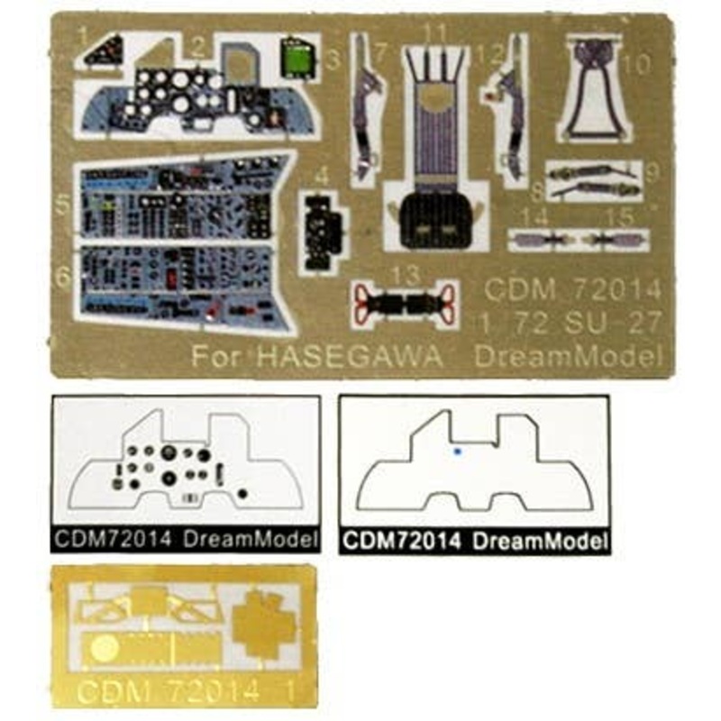 1/72 Cockpit for SU-27 (for Hasegawa)