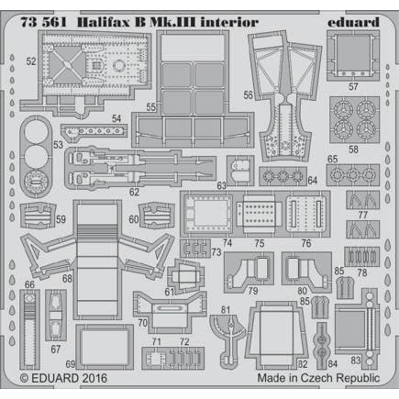 1/72 Halifax B Mk.III Interior (REVELL)
