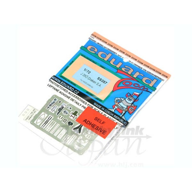 1/72 J-350 Draken Instrument Panel/Seatbelt (for Hasegawa)