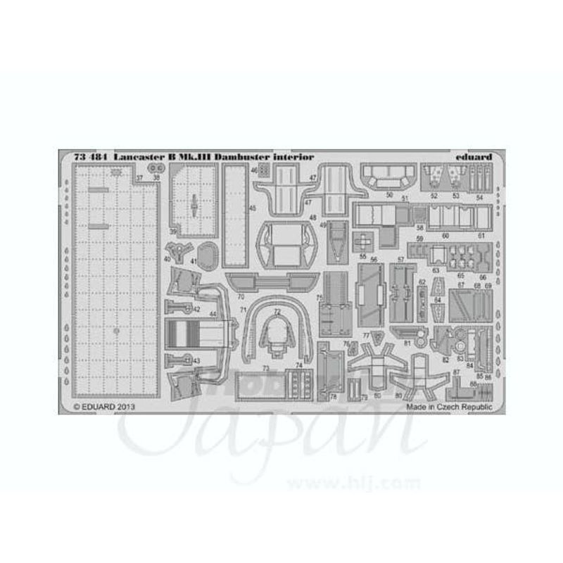 1/72 Lancaster B Mk.III Dambuster Interior (For Airfix)
