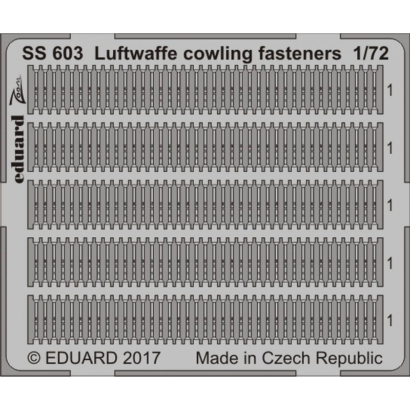 1/72 Luftwaffe Cowling Fasteners