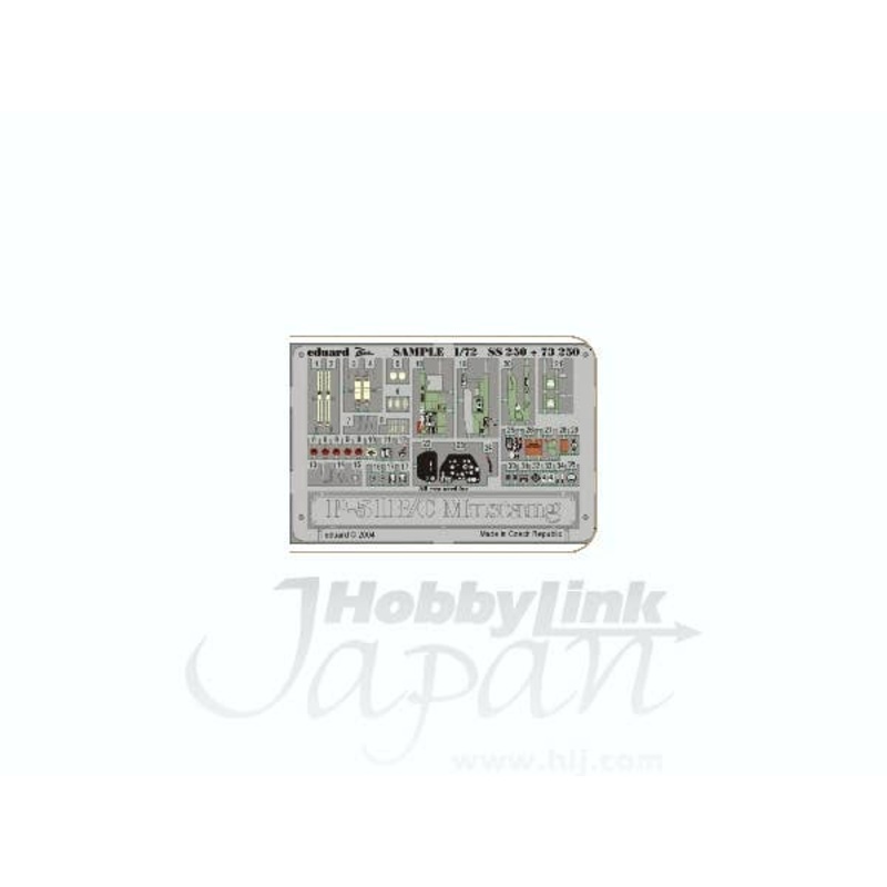 1/72 P-51B/C Mustang Zoom Color PE (for Academy)
