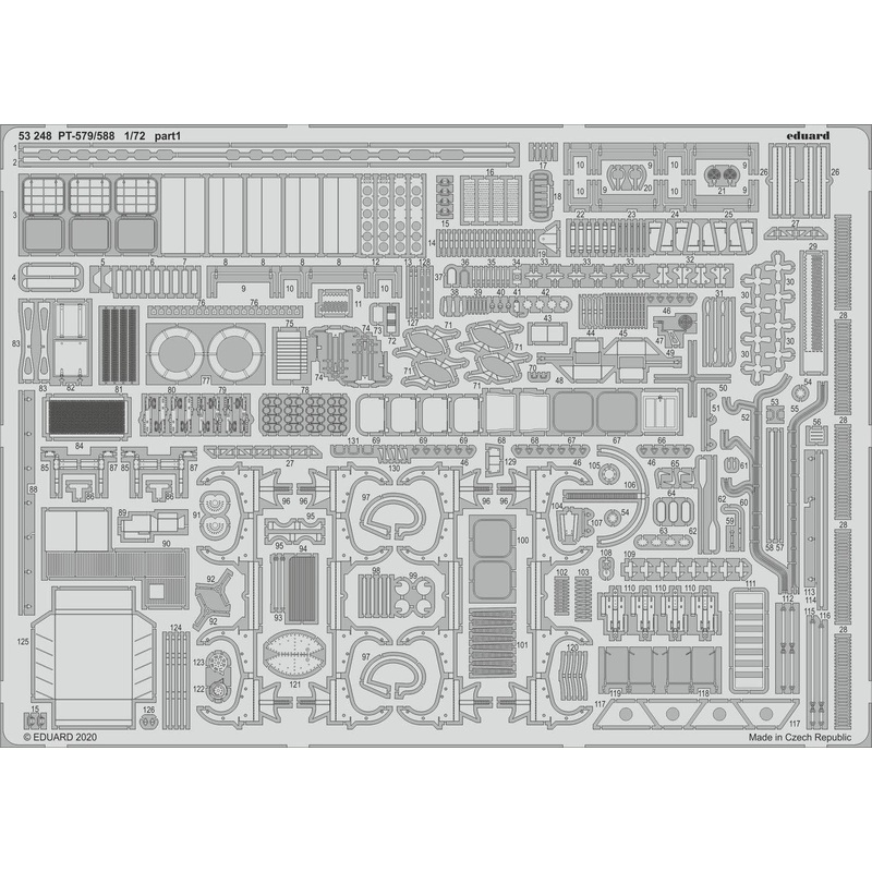 1/72 PT-579/588 Photo-Etched Parts (for Revell)