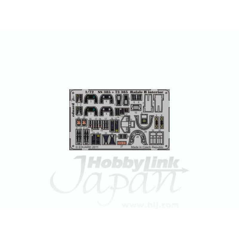 1/72 Rafale B Interior Self-Adhesive (for Hobby Boss) Zoom
