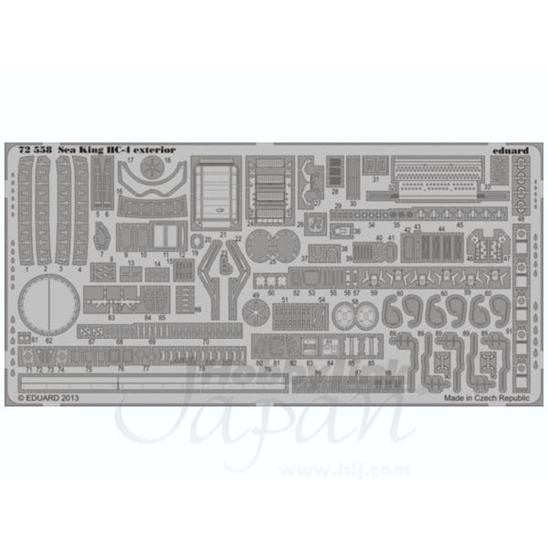 1/72 Sea King HC-4 Exterior (Cyber Hobby)