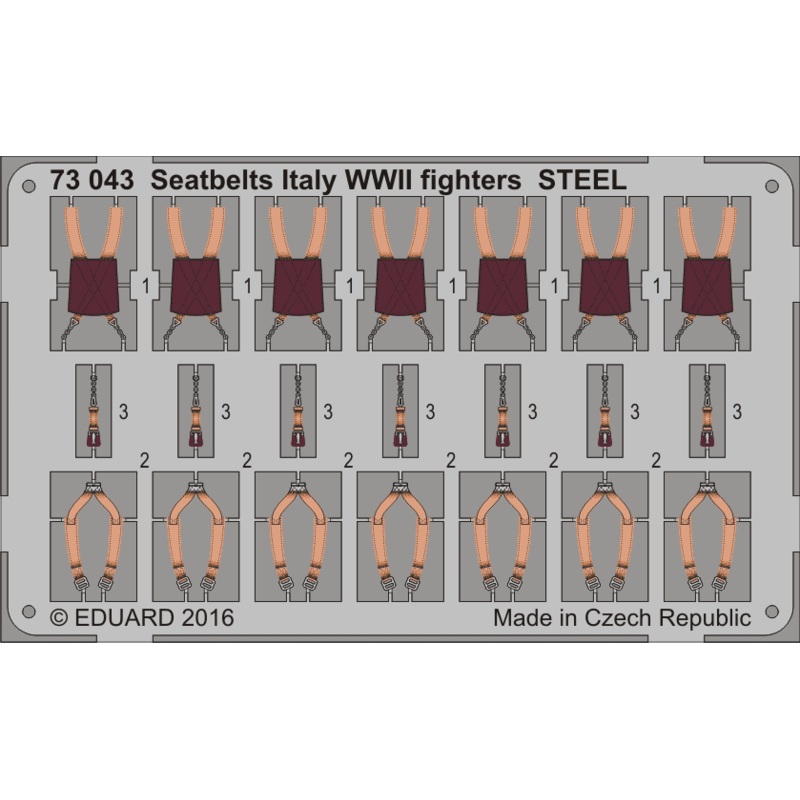 1/72 Seatbelts Italy WWII Fighters Steel