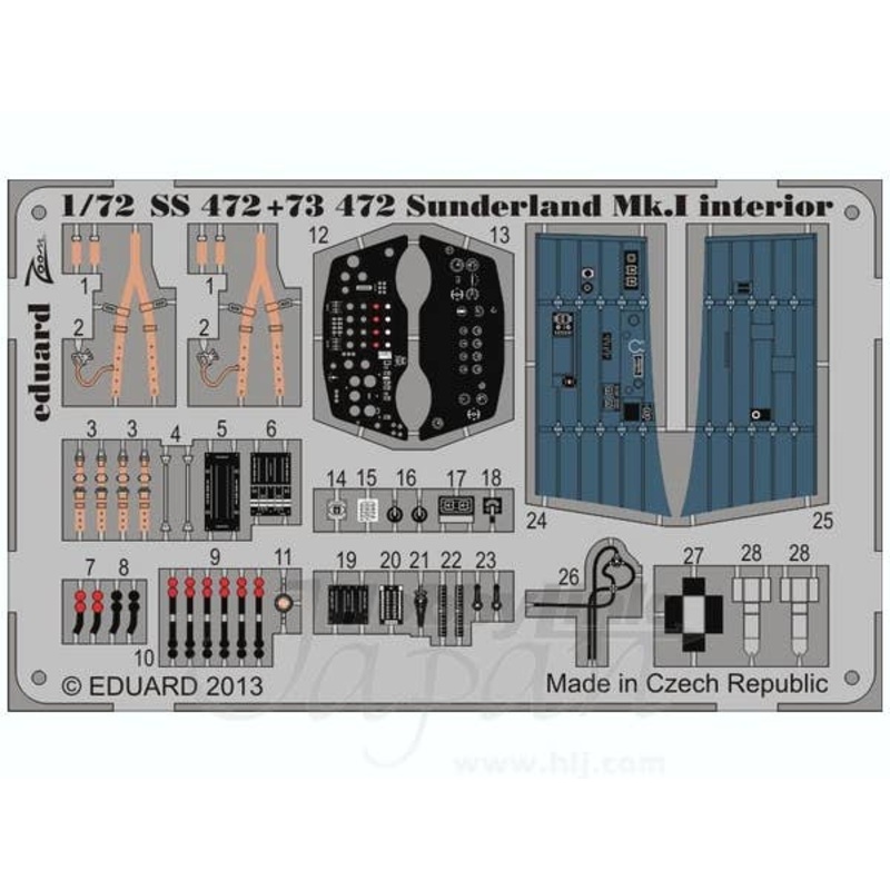 1/72 Sunderland Mk.I Interior S.A. (Italeri)