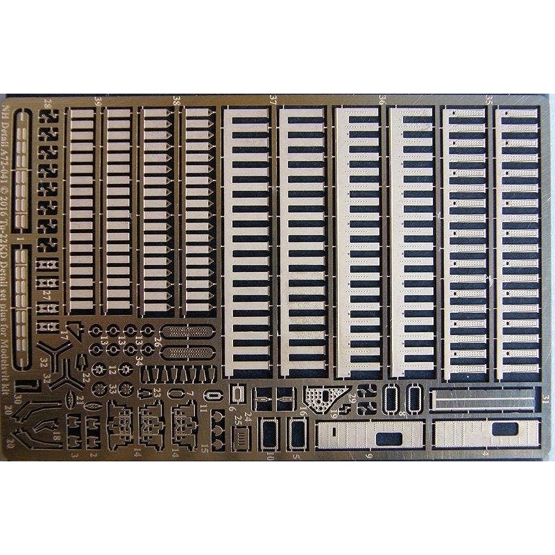 1/72 Tupolev Tu-22KD Detail Set PLUS (ModelSvit 72022, 72033)