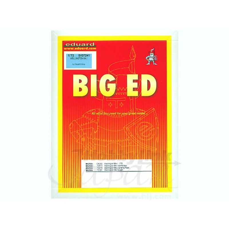 1/72 Wellington Mk.I (for Trumpeter) Big Ed set