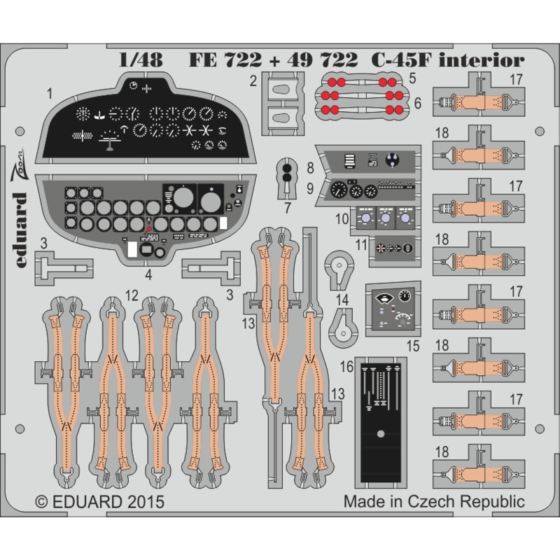 1/48 C-45F Interior S.A. (for ICM)