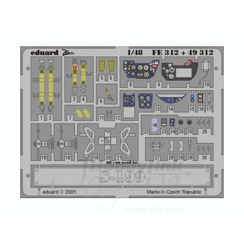1/48 S-199 (for Academy/Hobbycraft)