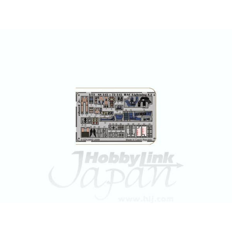 1/72 BAC Lightning F.3 Zoom Color PE S.A. (for Trumpeter)