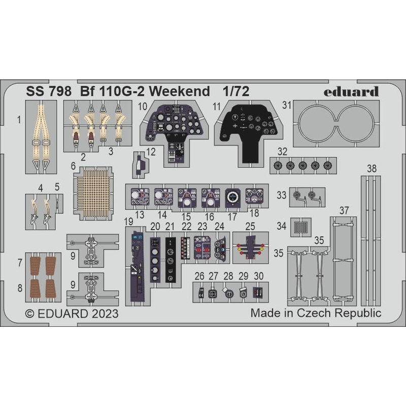 1/72 Bf 110G-2 Weekend for Eduard