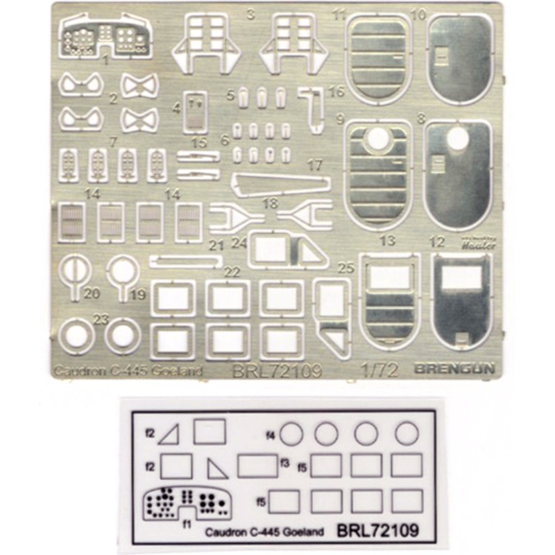 1/72 Caudron C-445 Goeland (PE Set for RS Models)