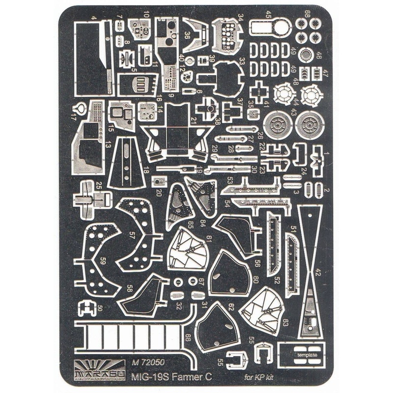 1/72 Etching Parts for MiG-19S Farmer C (for KP Model)